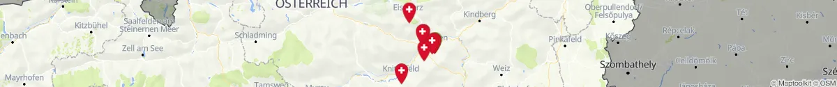 Map view for Pharmacies emergency services nearby Mautern in Steiermark (Leoben, Steiermark)